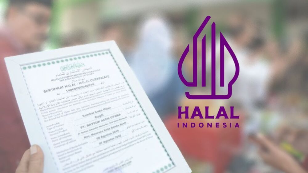 sertifikat halal dikeluarkan oleh