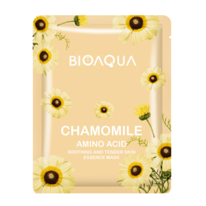 Cek Halal Bioaqua Chamomile Amino Acid Soothing And Tender Skin Essence Mask BPOM