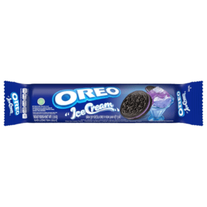 Cek Halal Oreo Biskuit Sandwich Coklat Dengan Krim Rasa Es Krim Blueberry BPOM