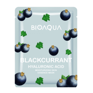 Cek Halal Bioaqua Blackcurrant Hyaluronic Acid Moisturizing Skin Essence Mask BPOM