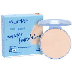 Cek Halal Wardah Lightening Powder Foundation Light Feel 02 Golden Beige BPOM