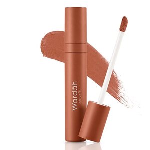 Wardah Colorfit Velvet Matte Lip Mousse 14 Dainty Caramel