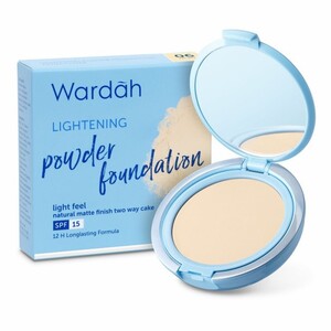 Wardah Lightening Powder Foundation Light Feel 03 Sheer Pink