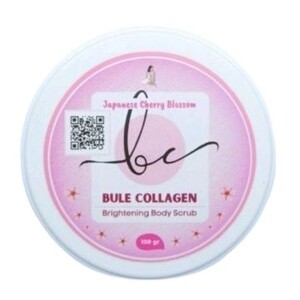 Bule Collagen Brightening Japanese Cherry Blossom Body Scrub