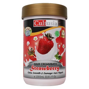 Cultusia Creambath Strawberry Extra Smooth and Damage Hair Repair