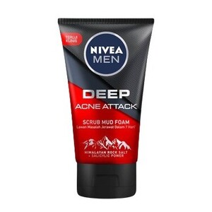 Nivea Men Deep Acne Attack Scrub Mud Foam