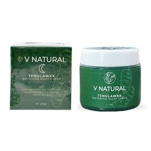 V Natural Whitening Night Cream With Temulawak Extract
