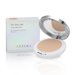 Azzura Two Way Cake All Day Matte Finish 02. Natural