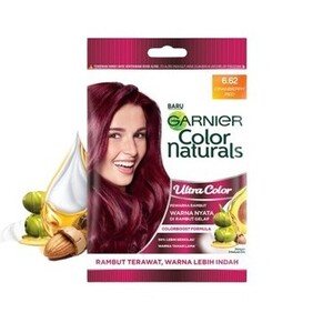 Garnier Color Naturals Ultra Color - Gel Pewarna 6.62 Cranberry Red