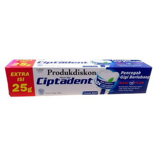 Cek Halal Ciptadent Pencegah Gigi Berlubang Maxi 12 Plus ( Fresh Mint ) BPOM