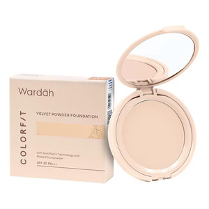 Cek Halal Wardah Colorfit Velvet Powder Foundation 32N Neutral Beige BPOM