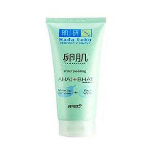 Hadalabo Tamagohada Mild Peeling Make Up Remover Face Wash