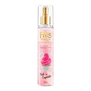 Fres&Natural Indulgent Fragrance Mist Pink Cupcake