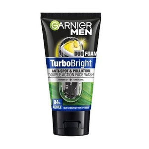 Garnier Men TurboBright Dark Spots + Anti-Pollution Super Duo Foam