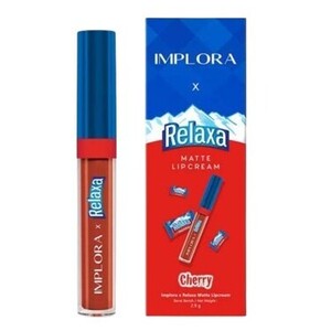 Implora X Relaxa Matte Lipcream - Cherry