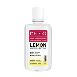 Metoo Probiotic Lemon Whitening Mouthwash