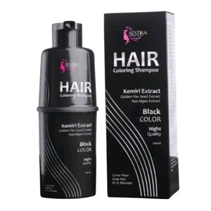 Aestika Hair Coloring Shampoo Dark Brown