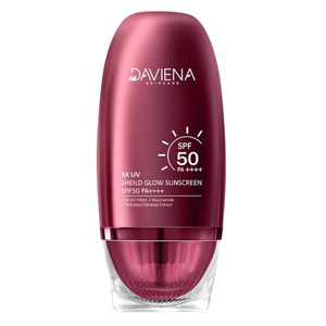 Daviena Skincare 5X UV Sheild Glow Sunscreen SPF50 PA++++