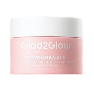 Glad2glow Pomegranate Niacinamide Brightening Clay Mask