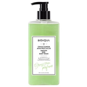 Bioaqua Grass Green AHA Fruit Acid Smooth Skin Body Wash