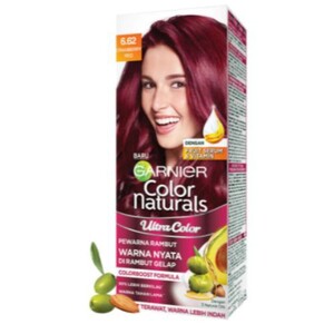 Garnier Color Naturals Ultra Color 6.62 Cranberry Red - Gel Pewarna