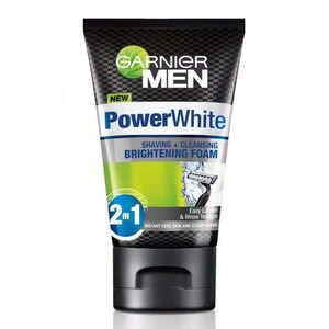 Garnier Men - Power White Shaving + Cleansing Brightening Foam