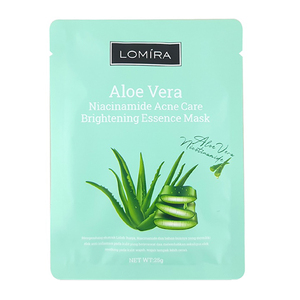 Lomira Aloe Vera Niacinamide Acne Care Brightening Essence Mask