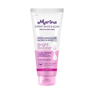 Marina Expert White & Glow Moisturizing Gel For Face & Body - Bright Booster