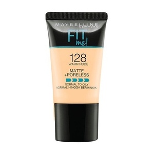 Maybelline Fit Me! Matte + Poreless Fit Me Foundation Normal to Oily 128 Warm Nude