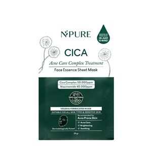 N'Pure Cica Acne Care Complex Treatment Face Essence Sheet Mask