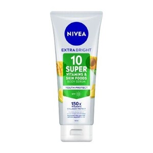 Nivea Extra Bright 10 Super Vitamins & Skin Foods Body Serum Youth Protect