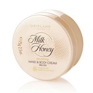 Oriflame Sweden Milk & Honey Gold Nourishing Hand & Body Cream Small Pack