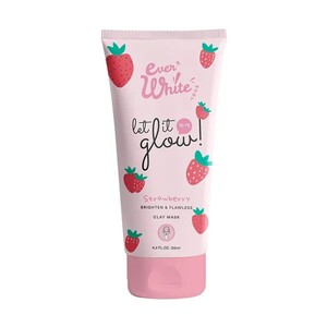 The Everwhite Let It Glow Strawberry Clay Mask