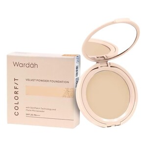 Wardah Colorfit Velvet Powder Foundation 33W Olive BeigeWardah Colorfit Velvet Powder Foundation 33W Olive Beige