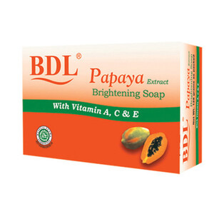 BDL Papaya Extract Brightening Soap With Vitamin A, C & E