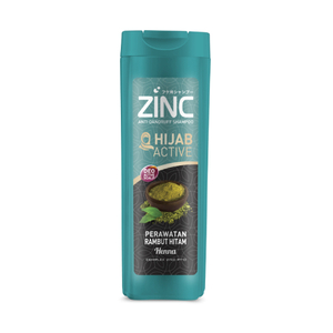 Zinc Anti Dandruff Shampoo Hijab Active Perawatan Rambut Hitam