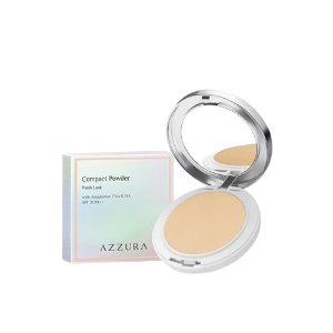 Azzura Compact Powder Fresh Look 01. Light Beige Halal