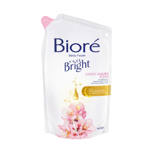 Biore Body Foam Bright Lovely Sakura Scent Halal