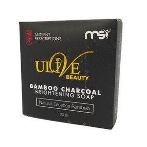 Ulive Beauty Bamboo Charcoal Brightening Soap