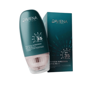 Daviena Skincare Physical Sunscreen SPF35 PA+++ Halal