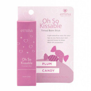Emina Oh So Kissable Tinted Balm Stick Plum Candy Halal