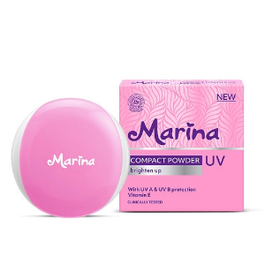 Marina Brighten Up Compact Powder - Peach Halal