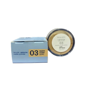 Wardah Lightening Matte Powder 03 Warm Ivory (23W) Halal