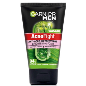 Cek Halal Garnier Men AcnoFight Wasabi Anti-Acne Imperfections Brightening Foam