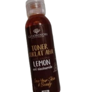 Cek Halal Gitaskinori Toner Coklat AHA With Aroma Lemon And Niacinamide