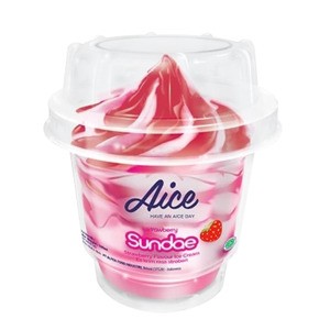Cek Halal Aice Es Krim Rasa Stroberi (Strawberry Sundae)