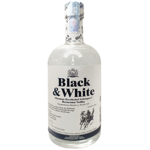 Cek Halal Black & White Minuman Beralkohol Golongan C Beraroma Vodka (Mengandung Alkohol +- 45 % Vv)