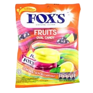 Cek Halal Cek Halal Foxs Permen Kristal Bening Rasa Aneka Buah (Blackcurrant Dan Lemon)