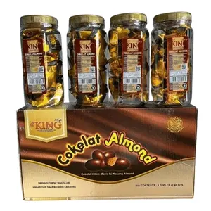Cek Halal Dking Cokelat Hitam Manis Isi Kacang Almond