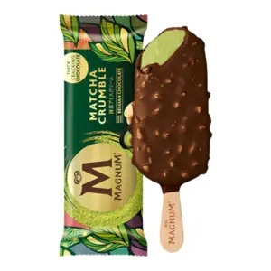 Cek Halal Magnum Es Krim Rasa Matcha Dilapisi Cokelat Dan Potongan Biskuit